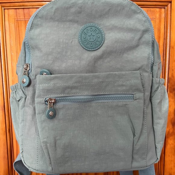 Handbags - NWOT Small Light Green/Teal Color Nylon Backpack